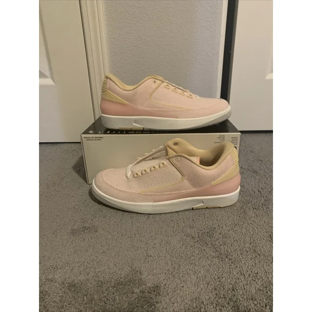 Ni-k-e Air Jordan 2 Retro Low Seersucker Atmosphere White DX6930-600 Men's Size 10