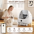 thumbnail image 4 of Gymax Self-Cleaning Open-Top Cat Litter Box for Multi-Cat & Senior Cats Home, 4 of 10