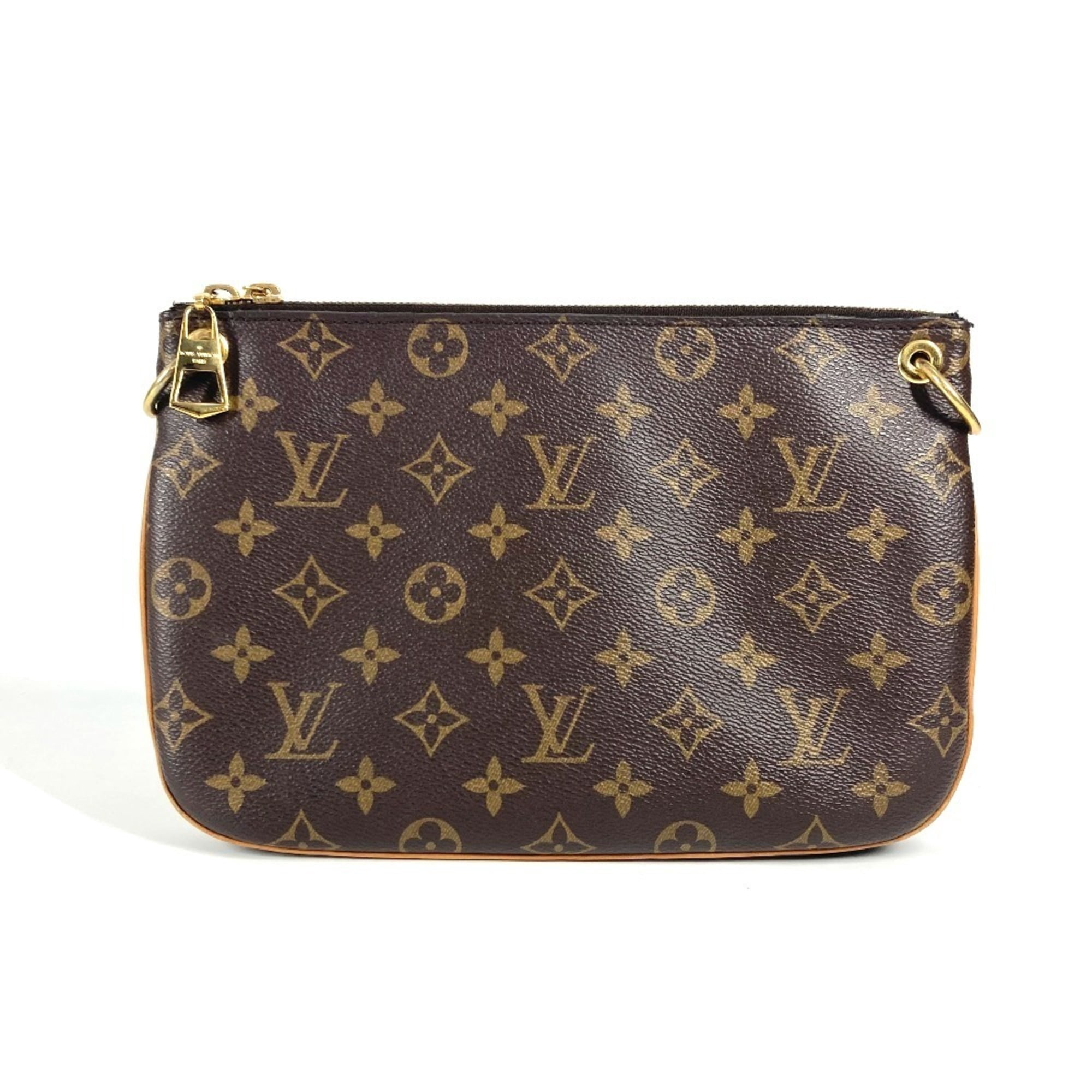 Pre-Owned Louis Vuitton Pochette Cancun Monogram M60018 Brown 