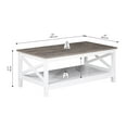 thumbnail image 5 of Saint Birch Lambert Modern Farmhouse White Coffee Table, 5 of 5