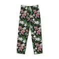 thumbnail image 6 of Daiia Lilies Flowers Men's Sleep Pant with Pockets and Drawstring,Pajama Pants-Medium, 6 of 9