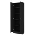 thumbnail image 3 of RST Brands Lindon MDF Veneer Pantry Storage Cabinet in Black, 3 of 5