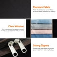 thumbnail image 5 of Lifewit Large Clothes Storage Bag, Closet Organizer with Handle Clear Window for Clothes, Blankets, Comforters, Foldable, 3 Pack, Black, 5 of 6