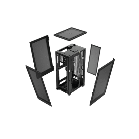 CORSAIR - iCUE 2000D RGB AIRFLOW Mini-ITX Case - Black