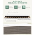 thumbnail image 5 of 4 Pack Corrugated Cardboard Disposable Trash Cans for Parties, 40 Gallon Collapsible Garbage Cans with Handle, Thick Foldable Bins for Party Events Camping Beach(18.1" L x 18.1" W x 35.7" H), White, 5 of 8