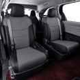 thumbnail image 4 of coverdream Sienna Car Seat Covers Custom Fit for 2011-2020 Toyota Sienna LE,XLE,Limited,L,XLE Premium,Limited Premium,7-Seater Leather Auto Seat Covers(Full Set,Black/Gray), 4 of 9