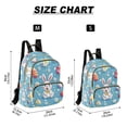 thumbnail image 2 of FORMRS Mini Backpack Purse for Women Quilted Travel Daypack Casual Shoulder Bag, Easter Bunny Pattern, 2 of 7