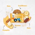 thumbnail image 5 of Once Upon A Farm Organic Toddler Soft Baked Bar, Banana, Pumpkin and Cauliflower, Tractor Wheels Shaped, Non GMO, Kosher, 3.35 Ounces (Pack of 8), 5 of 8