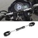 thumbnail image 3 of Manillar cruzado de equilibrio de motocicleta, aleación de aluminio ajustable universal Manillar cruzado de equilibrio de motocicleta Fortalecer barra de palanca Accesorios de modificación de (Negro) Ecomeon  no, 3 of 3