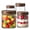 Mix-(10oz+16oz+22oz+34oz)-4P, variant on 4 Pack 6oz Airtight Chia Seed Pudding Jars with Wooden Lids, Glass Screw Top Containers for Overnight Oats, Yogurt, Food Storage & Wet Specimen, Breakfast Meal Prep