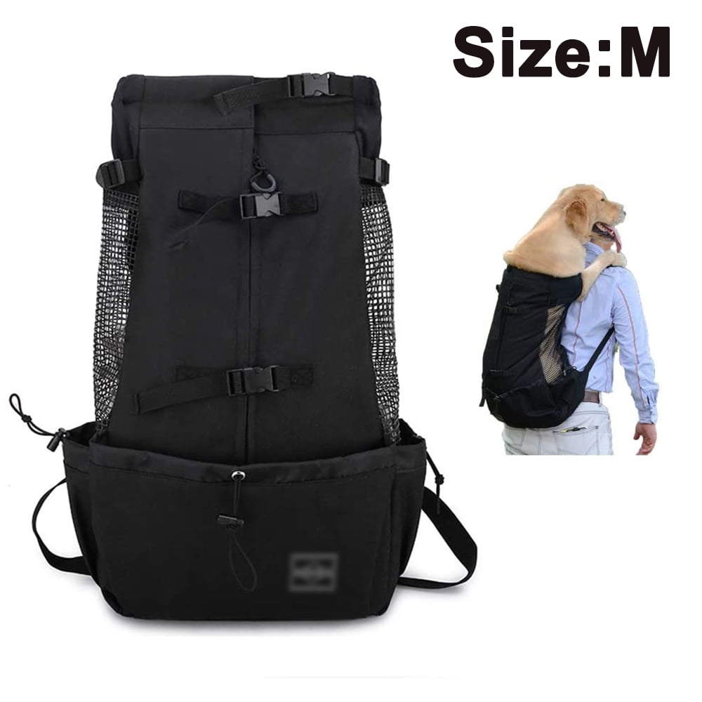 Adjustable Puppy Dog Carrier Backpack For Small Medium Dogs Traveling ...