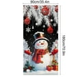 thumbnail image 3 of Virelaxpo Christmas Doorway Frame Decor with Santa Claus Print,Garden and Patio Hanging for Seasonal Photo Scenes and Home Entrance Decoration, 3 of 6