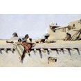 thumbnail image 2 of Farny, Henry 24x17 White Modern Wood Framed Museum Art Print Titled - Painting Pots, 2 of 4