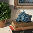thumbnail image 2 of Urban Trends Collection 13825 Ceramic Conch Sea Shell Figurine Matte, Deep Sky Blue, 2 of 2