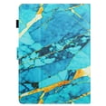 thumbnail image 2 of Stylish Marble Case for Kindle (11th Generation) 2022 Release 6" - PU Leather/TPU Protective Case with Card Slots, Lightweight Cute Cartoon Folio eBook Reader Cover,   Gold Blue, 2 of 5