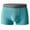 Blue, variant on fatyb Men's Underwear Cotton Breathable Boxers Briefs for Men Short Leg Elastic Waistband Underpants