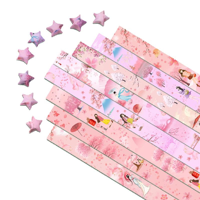 540 Sheets Colorful Origami Stars Paper for Creative Multiple Color