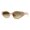 Beige Brown, variant on Mod Womens Squared Geometric Cat Eye Sunglasses All Black