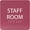 Burgandy, variant on ADA CENTRAL SIGNS - 6" X6" Staff Room Sign - ADA Compliant Tactile Graphics Grade 2 Braille Text Acrylic Wall Signs - Staff Privacy Personnel Safety Signs for Offices, Hotels, Schools, and Restaurants