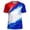 *208-Blue, variant on Betivan Men's Fashion Casual Soccer Brazil Style Soccer Printed Sport Breathable Short Sleeve Tops
