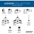 thumbnail image 2 of Progress Lighting P400057-020 Judson Three-Light Chandelier, Antique Bronze, 2 of 2