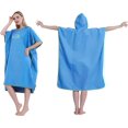 thumbnail image 1 of 1 toalla de baño con capucha de secado rápido de microfibra de gran tamaño para mujeres y hombres, toalla cambiante para playa, natación, surf, deportes acuáticos y al aire libre JM, 1 of 5