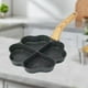 thumbnail image 1 of Sartén de Aluminio de Cuatro Agujeros para Tortillas | Sartén Antiadherente con Forma de Corazón para Hacer Mini Huevos y Dumplings | Sartén de Fondo Plano para Desayuno, Panqueques y Hamburguesas |, 1 of 6