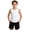 White, variant on NORO ARK Boys Girls Polyester Sleeveless Tank Top (3-15) Thin Breathable Crew Neck - Summer Lightweight Underlayer Top Purple Size 14