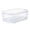 C(Large), variant on Fridge Vegetable Storage Container with Drain Tray BPA Free Produce Keeper Crisper Organizer for Fruit Meat Seafood 1pc 13in
