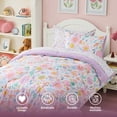 thumbnail image 5 of Regency Heights Floral Comforter Set, Soft Microfiber Flower Bedding Set, 5 Pieces with Comforter, Sheets and Pillowcases, Twin, 5 of 6