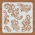 thumbnail image 3 of Floral Plastic Drawing Painting Stencils Templates Reusable DIY Art Craft Stencils for Painting on Wood Canvas Paper Fabric Floor Wall and Tile, 3 of 8
