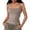 Light Gray, variant on Fgnfyis Women's Tops Square Neck Sleeveless Double Layer Fitted Camisole Tank Top for Casual Wear and Style Womens Tank Tops Brick Red M