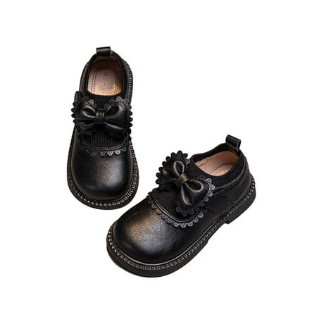 

Toddler Girl Black Comfort Flats 10 Years-10.5 Years