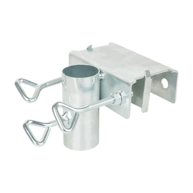 Abrazadera para sombrilla de patio, práctica y ligera, soporte de base para sombrilla de terraza, para barandilla de poste de grada y patio trasero.