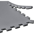 thumbnail image 2 of Norsk Interlocking Foam Reversible Floor Mat 4- Pack plus BONUS Pack Value Bundle, Black/Gray, 2 of 2
