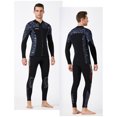 thumbnail image 3 of Eigraketly DIVE SAIL 1.5MM Traje de neopreno Tops Térmico Mantener caliente Trajes de neopreno de manga larga Trajes de buceo para aeróbic Deportes acuáticos hombre gris L, 3 of 6