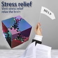 thumbnail image 3 of Juguete antiestrés con forma de cubo o bola giratoria con impresión 3D: perfecto para el estrés y la ansiedad, juguete antiestrés relajante, juguete de escritorio, ideal para necesidades sensoriales, 3 of 8