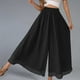 thumbnail image 1 of WILLBEST Pantalones Casuales para Mujer, Pantalones Holgados de Cintura Alta y Lisos, Diseño de Encaje Acampanado para Un Estilo y Comodidad Sin Esfuerzo. XXXL, 1 of 6
