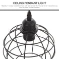 thumbnail image 3 of RUNROTOO Vintage Iron Lantern Black Lighting Pendant Light 1Pack For Bar, 3 of 6