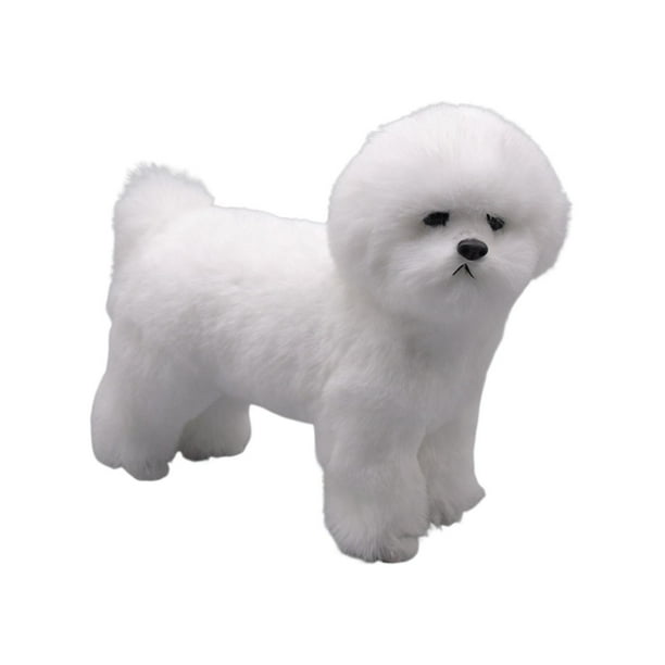 Peluche de perro realista, compañero interactivo para niños, regalos de cumpleaños. De pie
