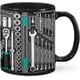 thumbnail image 1 of Taza de café con diseño de caja de herramientas, cerámica, 350 ml, con mango negro, 1 of 2