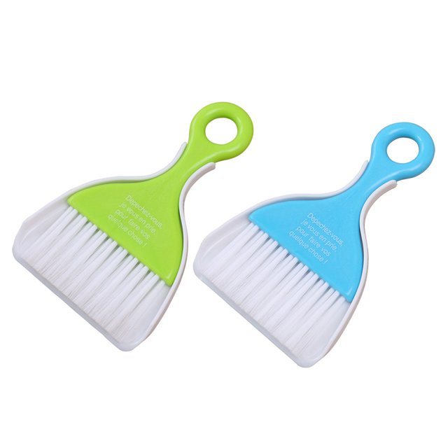 BESTYASH 2 De Escobilla Y Recogedor Para Limpieza De Polvo En Escritorios Y Estantes
