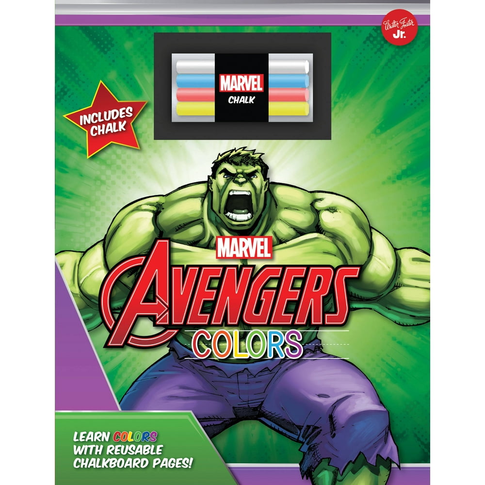 Licensed Chalkboard Concepts Marvel's Avengers Chalkboard Colors