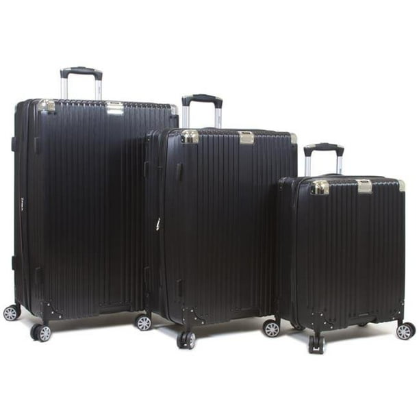 Dejuno Dejuno Moda Scratch Resistant 3Piece Hardside Spinner Luggage