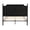 Black + MDF+Metal+3, variant on KAIFENG Light Pink Upholstered Platform Bed Frame Touch LED Headboard With Charging Ports Under Bed Storage