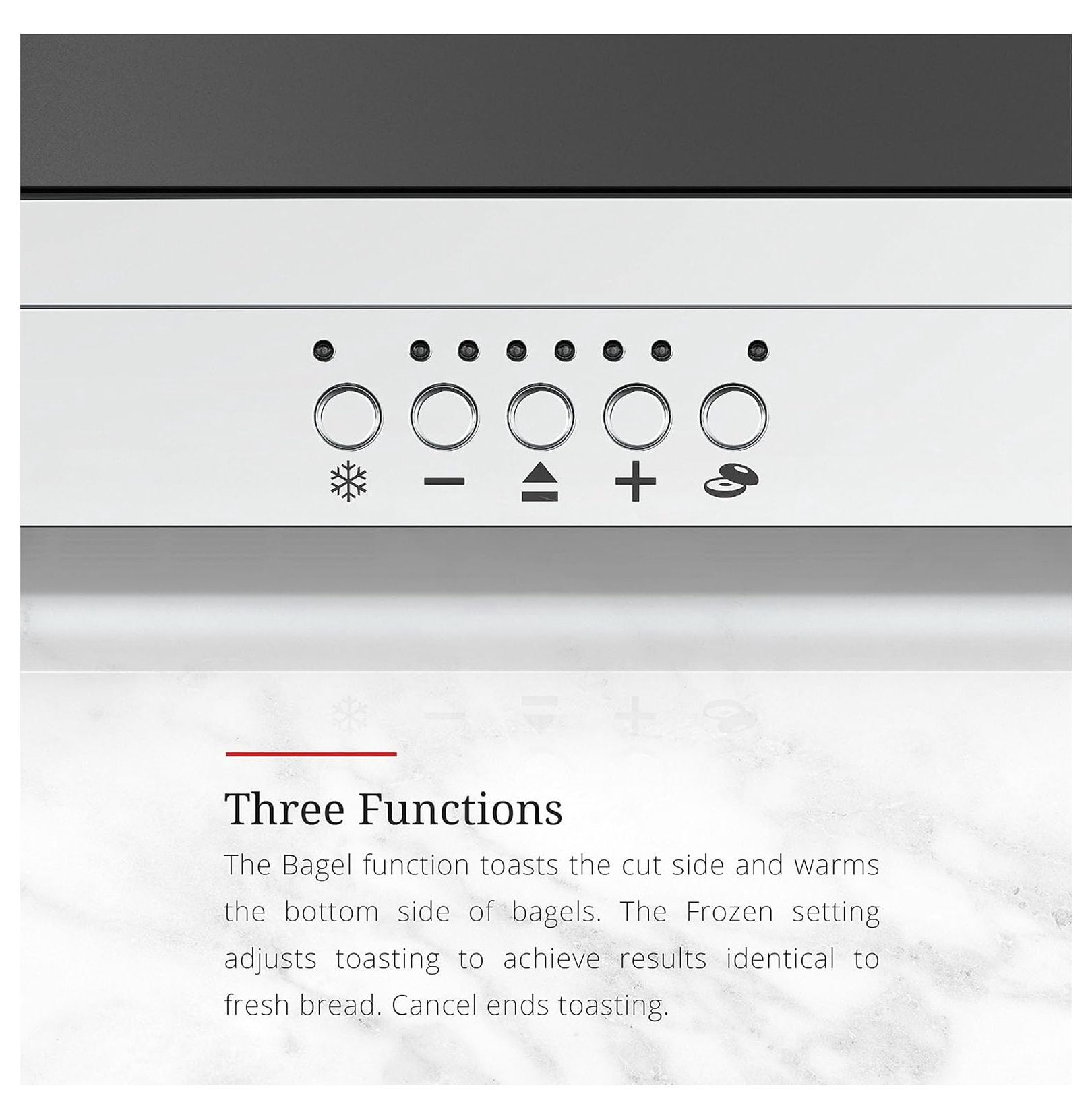 2 Slice Toaster, Black & Silver Glass Accent Toaster, Long Slot Toaster for Artisan Bread, Bagel Toaster with Warming Rack