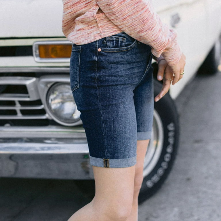 ☆人気☆【 】☆Women's Bermuda Denim Short.s☆ Yoodem Women's Denim Bermuda Shorts Summer Streetwear Solid