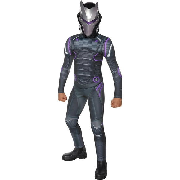 Fortnite Purple Omega Youth Skin Enfant Costume Garçons Combinaison Gamer Outfit LARGE