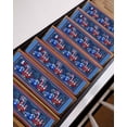 thumbnail image 3 of Independence Day Stair Treads Non Slip for Steps Red Blue USA Truck with Gnomes Sparklers 4 Pcs Reusable Adhesive Stair Runner Mats for Dogs Elders Carpet Treads Rugs for Staircase 8x30 In, 3 of 7