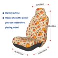 thumbnail image 3 of Wukai Fall Autumn Full Set Car Seat Covers with Soft Padding Universal Auto Front Seats Protector and Cushion Mat, 3 of 5